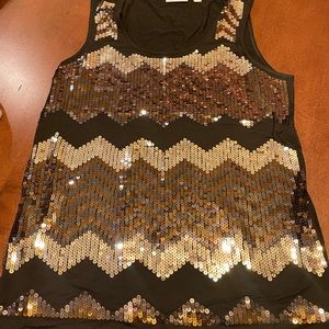 NY & Company sparkle holiday top